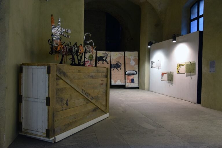 Michelangelo Jr Gandini, Sei esercizi di sopravvivenza, installation view, Vigevano, 2025