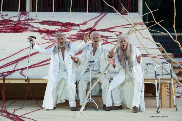 Migliaccio, Orlandi, Brinzi, Foto Maria Pia Ballarino, Teatro Greco di Siracursa, Fondazione INDA