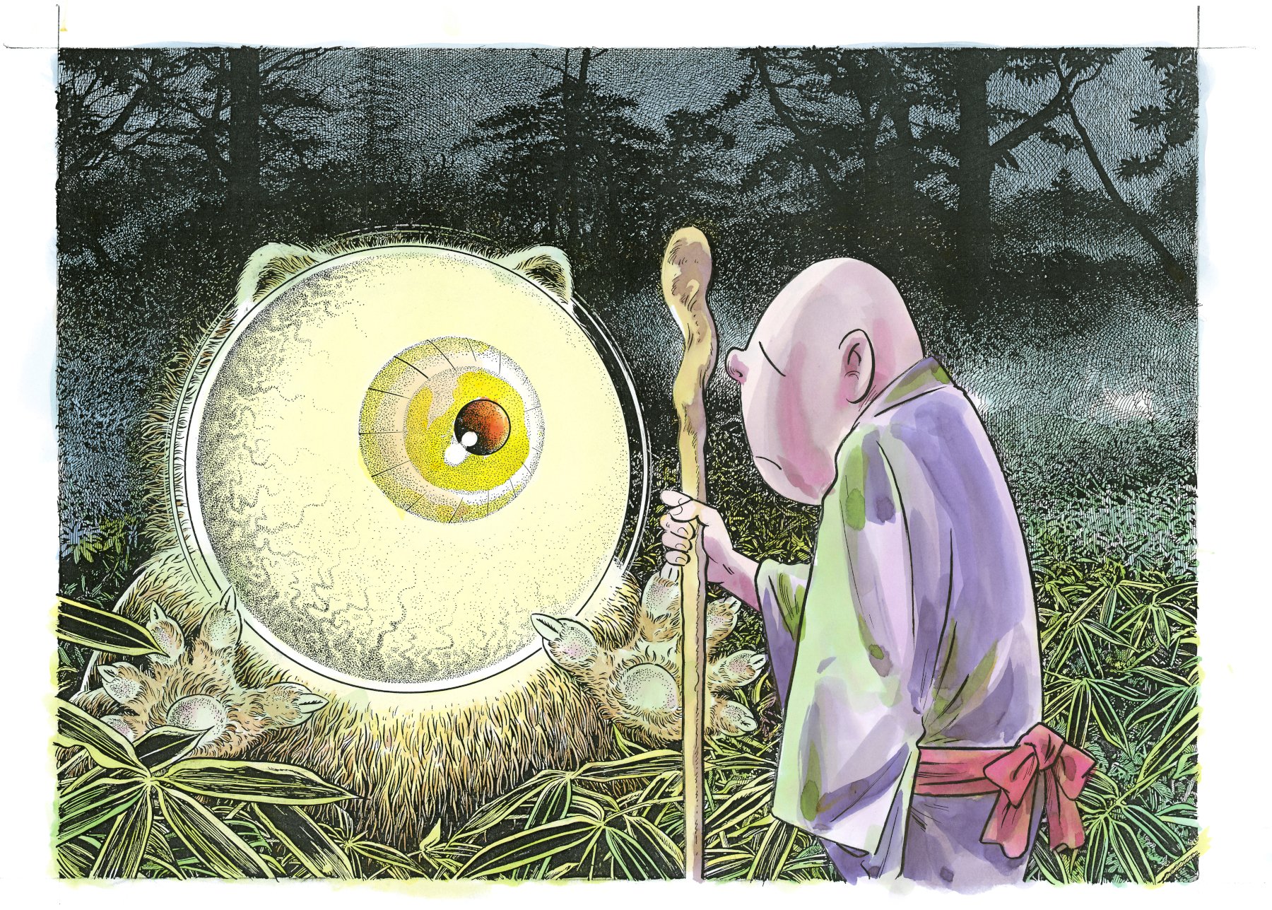 Mondo Mizuki, Mondo Yokai. A cura di Canicola, Vincenzo Filosa e MIZUKI PRO, Tokyo. CREDITS Shigeru Mizuki, courtesy MIZUKI PRO, Tokyo.
