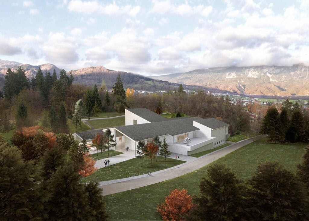 Muzej Lah, Bled. Render, Courtesy David Chipperfield Architects