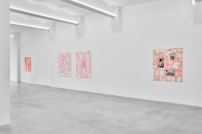 Özlem Altin, holding containing, 2025, installation view at SpazioA, Pistoia. Courtesy SpazioA