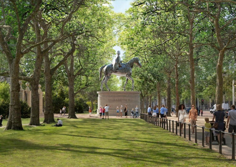 Foster + Partners’ design concept features figurative sculptures.