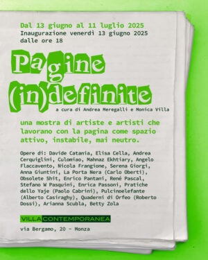 Pagine (in)definite
