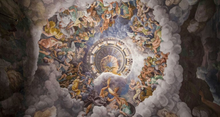 palazzo te la caduta dei giganti Cinquecento anni di Palazzo Te a Mantova. Una festa lunga a un anno che diventa anche l'etichetta di un vino