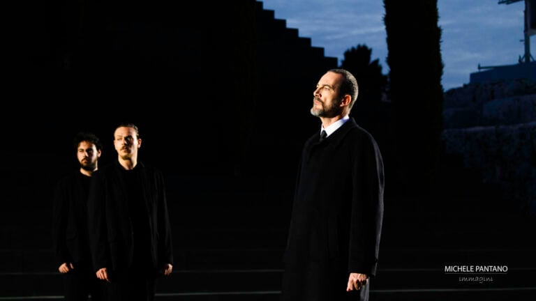 Paolo Mazzarelli (Creonte), Foto Michele Pantano, Edipo, Fondazione INDA