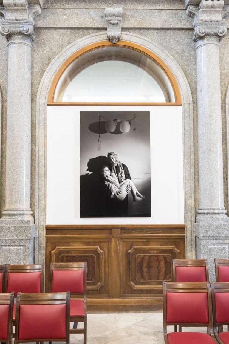Paolo Pellegrin, La Pietà di Gaza. Università di Palermo, Dipartimento di Giurisprudenza, 2025. Ph. Maghweb