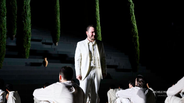 Pasquale Mazzarelli (Messaggero), Foto Michele Pantano, Teatro Greco di Siracursa, Fondazione INDA