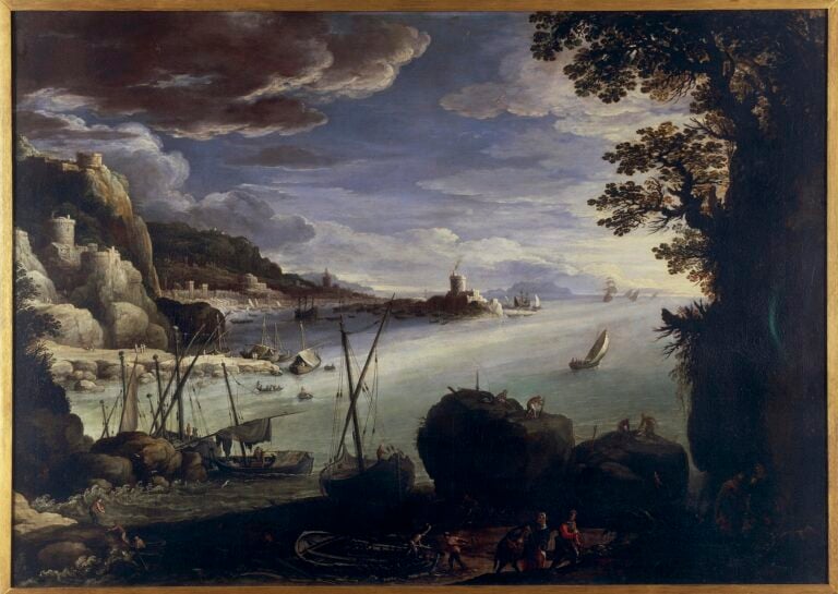paul bril veduta marina 1611 pinacoteca ambrosiana milano Riallestita la splendida sala fiamminga dell’Ambrosiana di Milano. A 4 secoli dalla morte di Jan Brueghel il Vecchio 