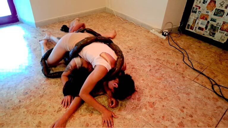 performance LEMBI con Silvia Fasoli e Silvia Bazzini