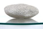 Arcangelo Sassolino. The paradoxical nature of life, 2023. Stone, glass and steel