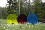 The Sun di Alemeh and Shahed Mohammadzadeh, 2019, esposta nel parco di sculture Val dl’Ert ph. Gustav Willeit_GW