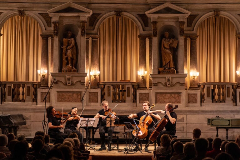 Trame Sonore, Mantova, Il Quintetto per archi di Schubert al Teatro Bibiena, Ph Stefano Bottesi per Trame Sonore