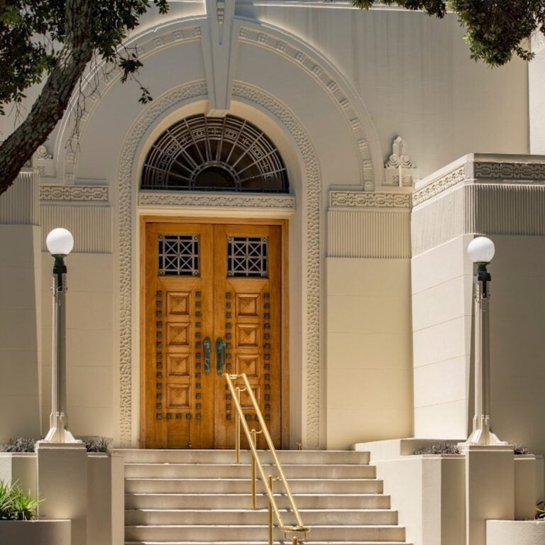 Un edificio progettato da Louis Hay a Napier, Nuova Zelanda