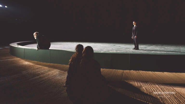 Un momento dell'Edipo a Colono, Foto Michele Pantano, Fondazione INDA