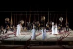 Un momento dello spettacolo Lisistrata, Foto Maria Pia Ballarino, Teatro Greco di Siracursa, Fondazione INDA