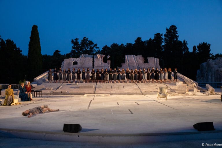 Un momento dello spettacolo, Elettra, Foto Franca Centaro, Fondazione INDA