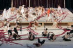 Un momento dello spettacolo Lisistrata, Foto Maria Pia Ballarino, Teatro Greco di Siracursa, Fondazione INDA