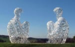 Una scultura pubblica di Jaume Plensa