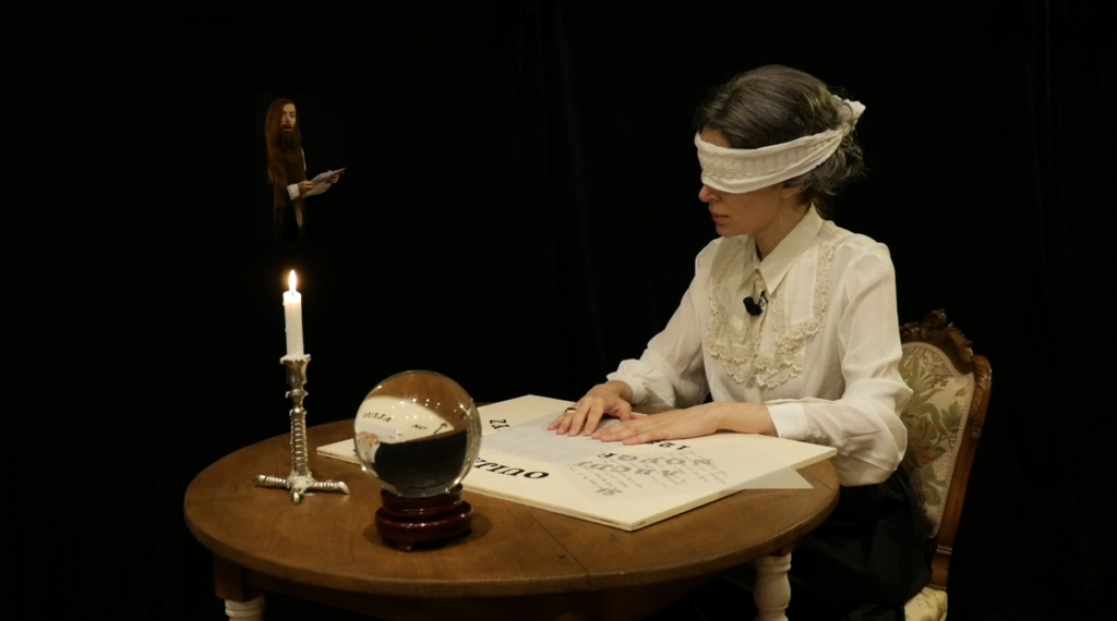 Chiara Fumai, Il libro degli spiriti maligni , 2015 / video canale singolo, col., spund, 26'24” / still video / Courtesy Archivio Chiara Fumai