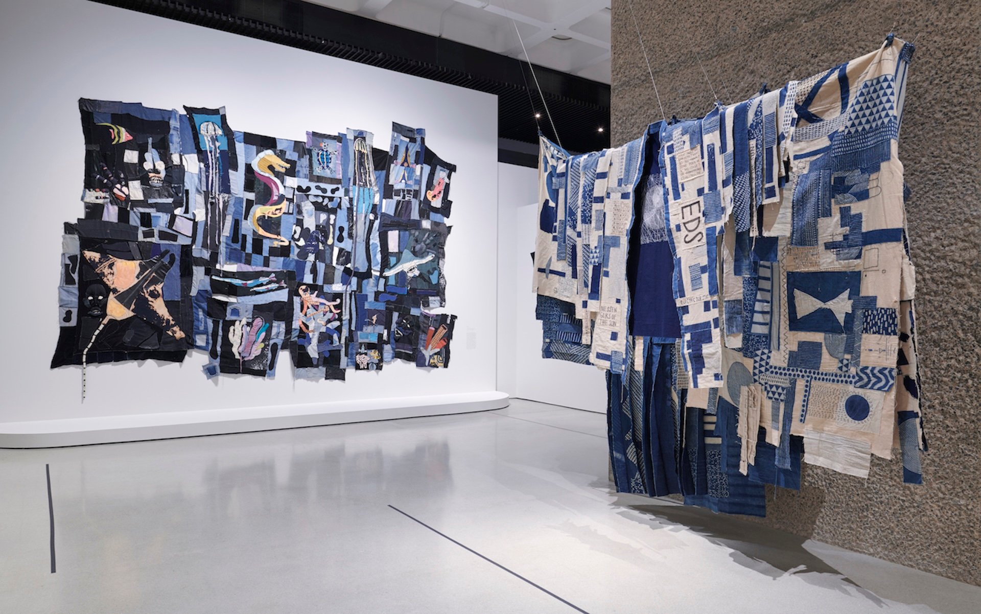 Unravel - The Power and Politics of Textiles in Art. Installation view Barbican Art Gallery. Photo © Jo Underhill Barbican Art Gallery