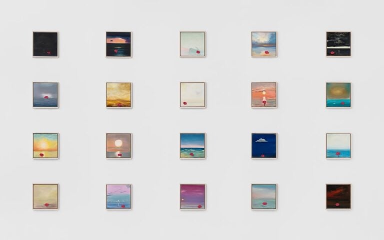 Vedovamazzei, Chewing gum and sea scape, 2018