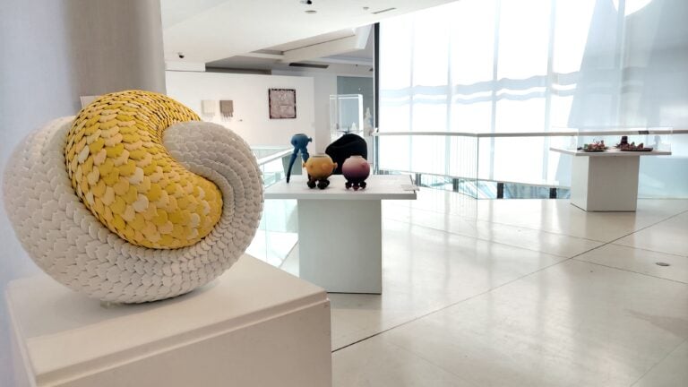 Veduta dell'allestimento della 63esima edizione del Premio Faenza al MIC Faenza