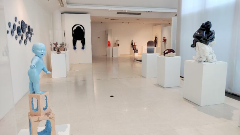 Veduta dell'allestimento della 63esima edizione del Premio Faenza al MIC Faenza
