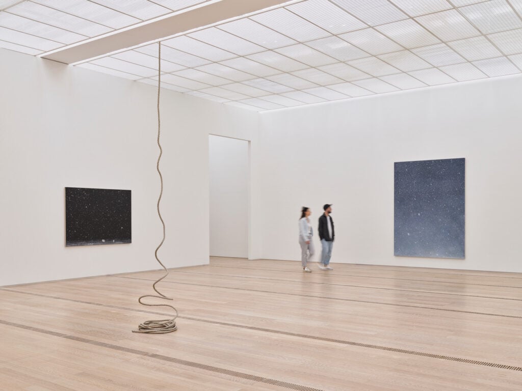 Vija Celmins, installation view at Fondation Beyeler, Riehen, 2025