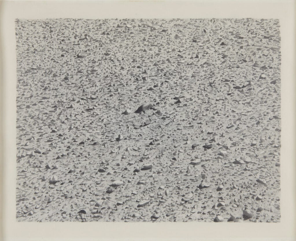 Vija Celmins, Untitled (Regular Desert), 1973
