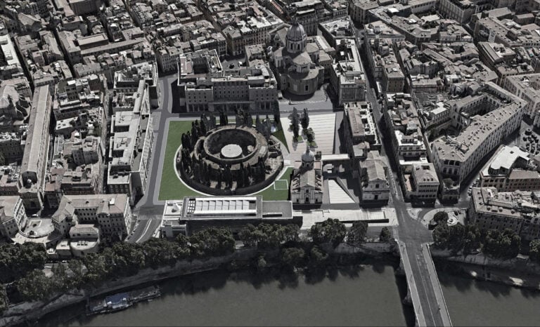 vista dallalto media Dopo 20 anni comincia finalmente a riaprire a Roma la nuova Piazza Augusto Imperatore
