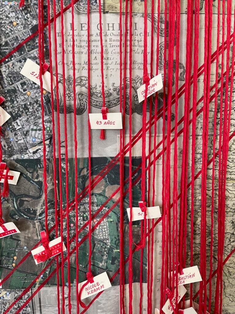 Voluspa Jarpa. Cartografías de la Sindemia (Cartographies of the Syndemic), 2019-2023. Exhibition Politics of the Form, La Oficina Gallery, Madrid, 2024