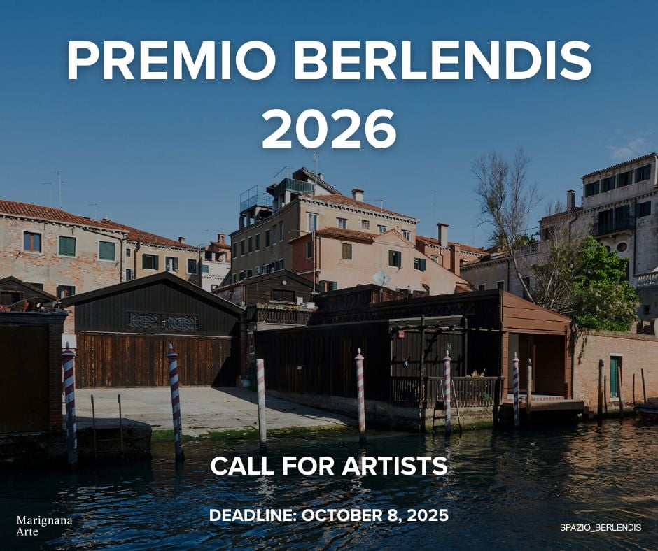 1 premio berlendis 2026 Lavorare nell’arte: opportunità da Marignana, Lavanderia a Vapore, Fondazione Bartoli Felter e Aruba
