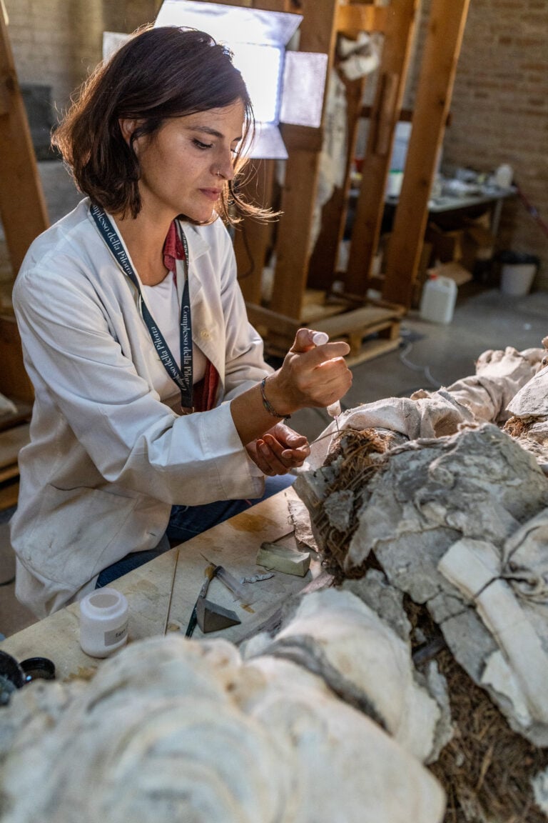 Il restauro delle sei sculture del Teatro Farnese, Parma, Complesso monumentale della Pilotta © Cristina Urecheanu