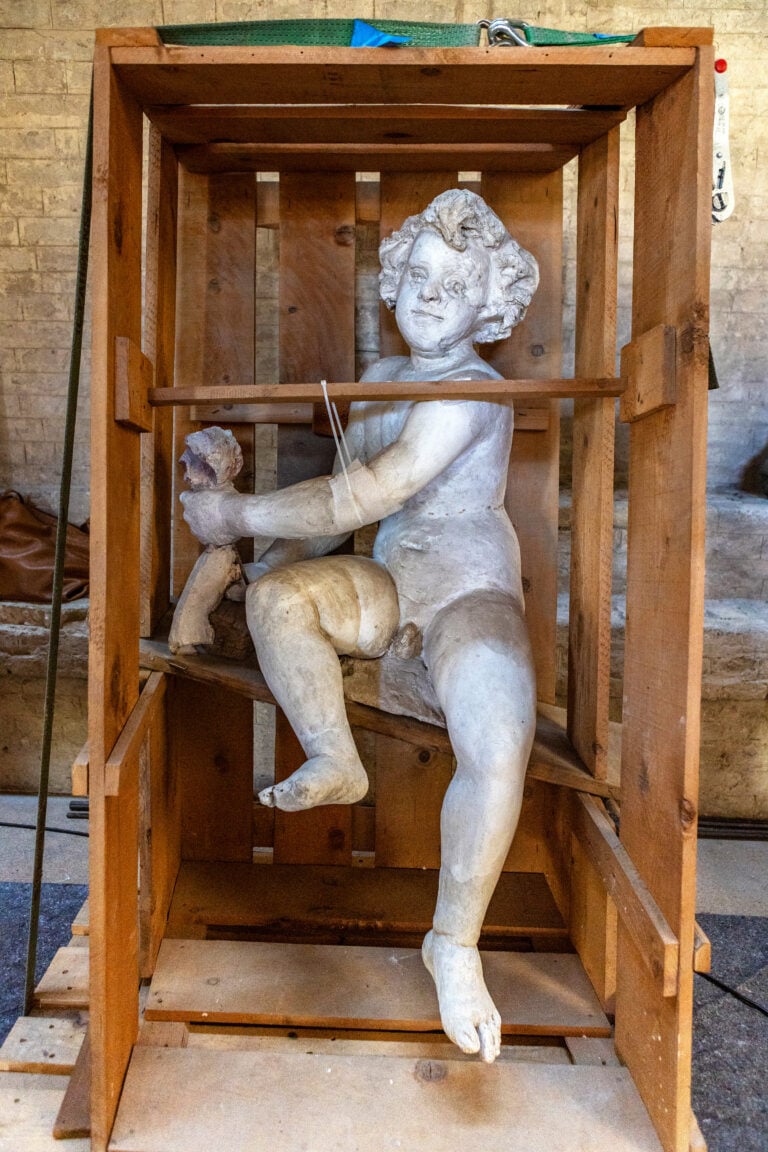 Il restauro delle sei sculture del Teatro Farnese, Parma, Complesso monumentale della Pilotta © Cristina Urecheanu