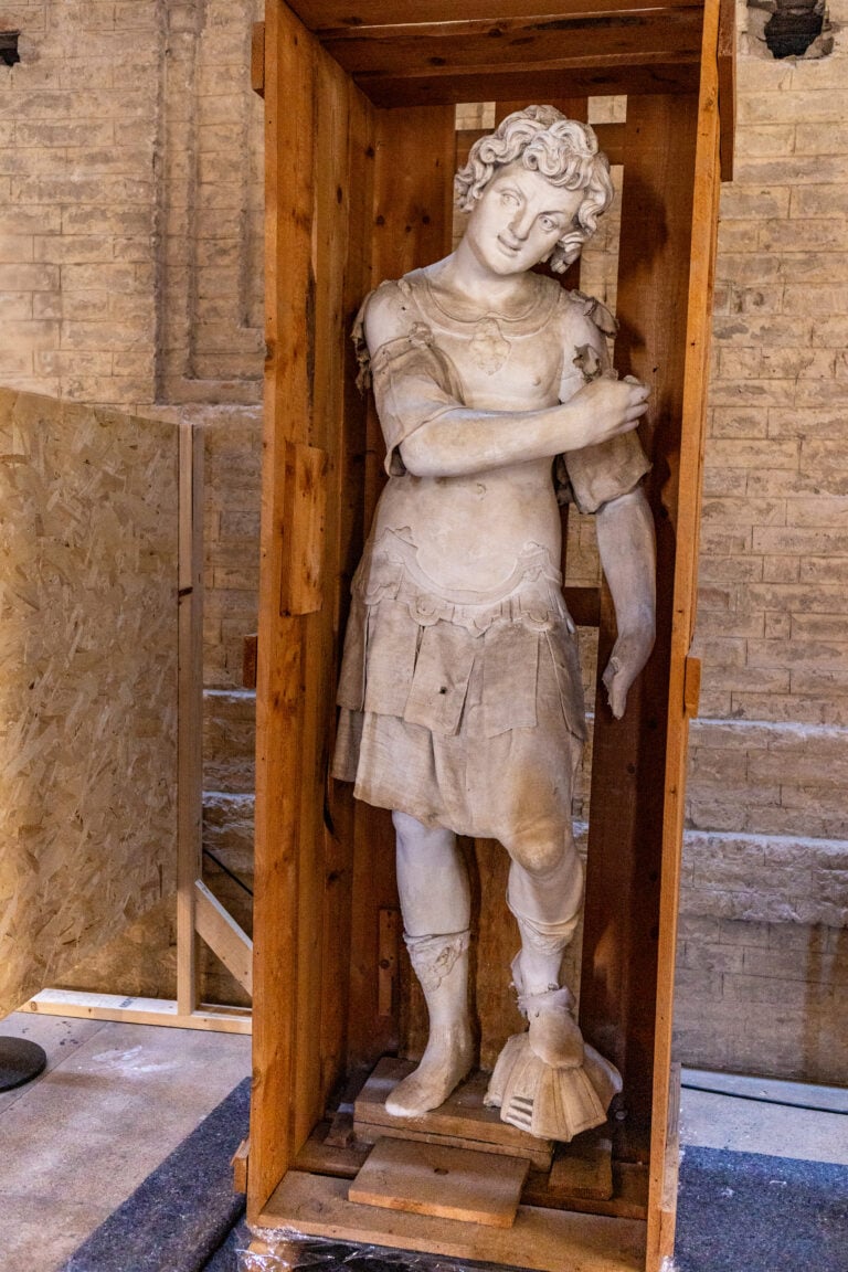 Il restauro delle sei sculture del Teatro Farnese, Parma, Complesso monumentale della Pilotta © Cristina Urecheanu