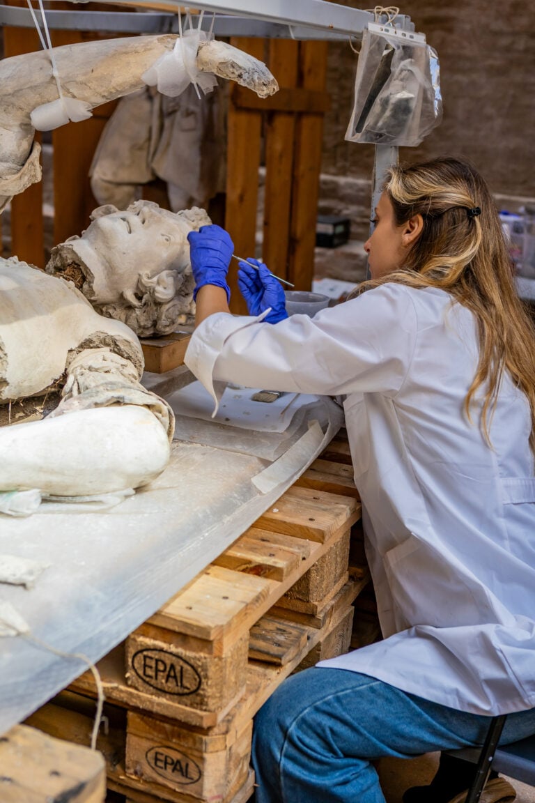 Il restauro delle sei sculture del Teatro Farnese, Parma, Complesso monumentale della Pilotta © Cristina Urecheanu