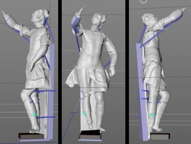 Modello ricostruzione 3D, Alfiere