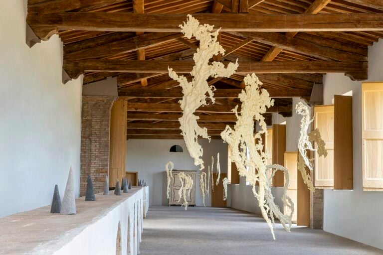 Alessandro Biggio, installation view at Limonaia di Villa Griccioli. Photo Ela Bialkowska OKNO studio