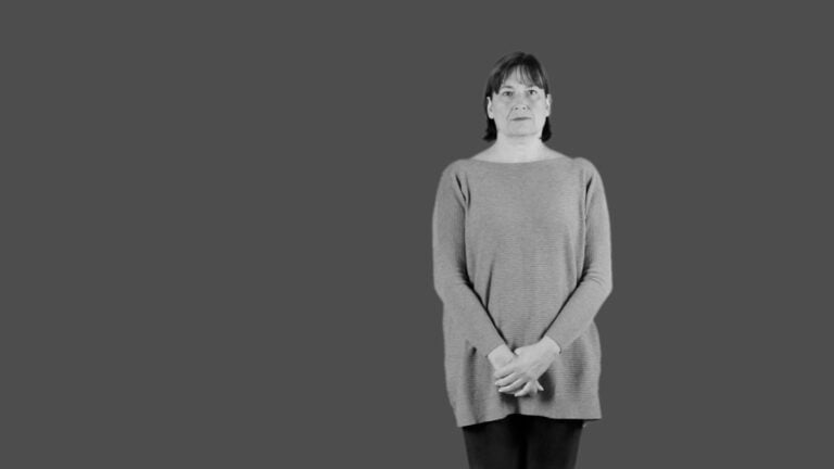 Bruna Esposito - L'infito di Leopardi nella lingua dei segni - 2018, courtesy artist