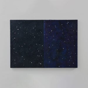 davide mancini zanchi cielus notturnus romanticus 2021 olio e carta insalivata su tela 100 x 140 cm courtesy lartista 1