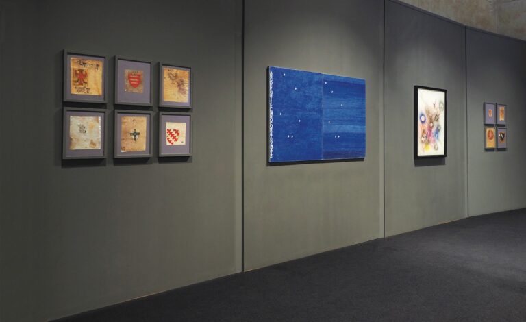 EXTRA. Segni antichi : Visioni contemporanee, installation view at Palazzo Baldeschi, PErugia, 2025. Courtesy Palazzo Baldeschi 1