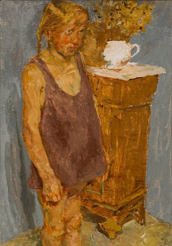 fausto pirandello bambina in piedi 1942 2 Intervista al collezionista e imprenditore Francesco Galvagno. Le sue opere in mostra a Palermo