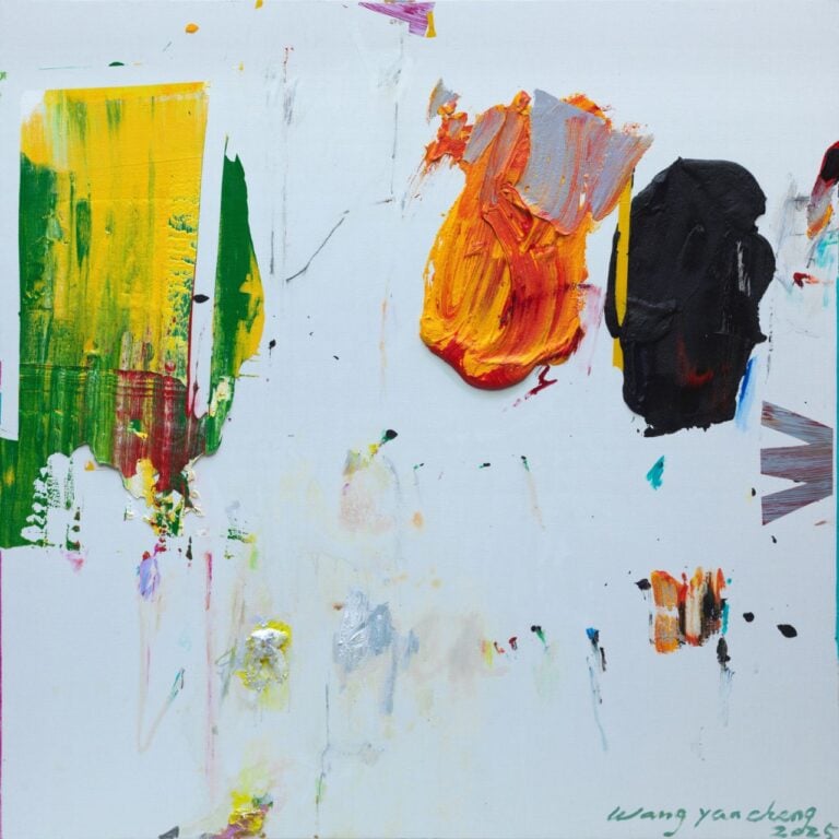 Wang Yancheng, 2025, olio su tela, cm.136x176