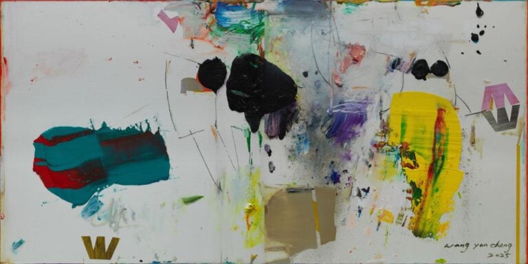 Firenze, Wang Yancheng, 2025, olio su tela, cm.180x360