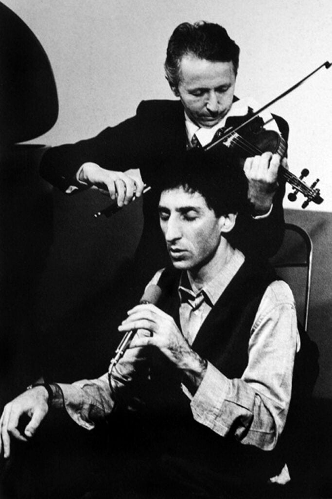 Franco Battiato e Giusto Pio