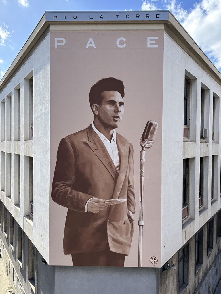 Igor Scalisi Palminteri, ritratto di Pio La Torre, 2024, Palermo
