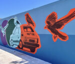Il murale di Andrea Buglisi dedicato a Paolo Borsellino, inaugurato a luglio 2025 a Palermo, là dove sorgerà il Centro Sportivo Educativo "Paolo Borsellino"