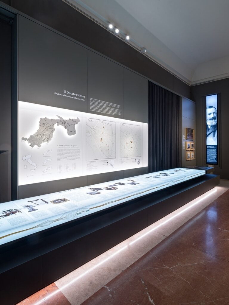 Il Vestibolo degli Estensi alla Galleria Estense di Modena