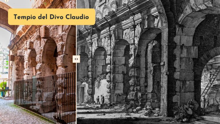 StoryMaps Celio. Ricostruzione del tempio del Divo Claudio