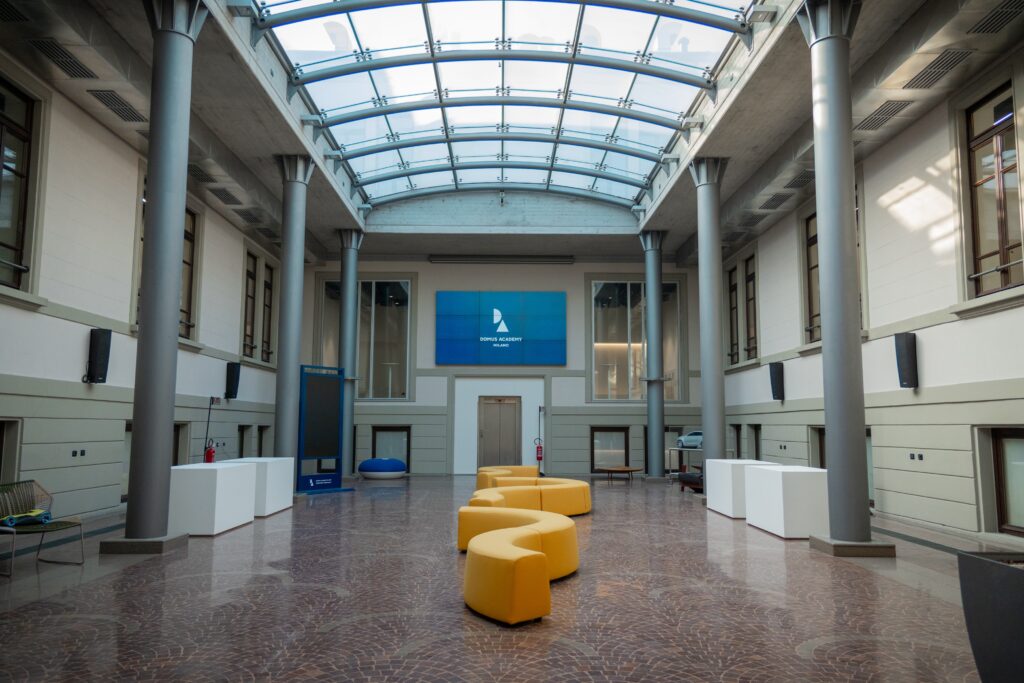 Interni della sede di Domus Academy. Courtesy Domus Academy